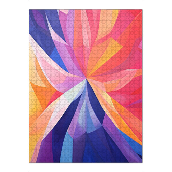 Puzzle Ravensburger "Bunter Wirbel" artboxONE - Floral,Abstrakt,Geometrie