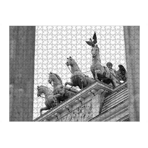 artboxONE Puzzle "Quadriga" artboxONE - Städte / Berlin,Schwarzweiß,Architektur
