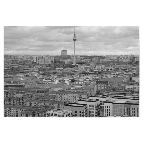 Poster "Berlin von oben" artboxONE - Städte / Berlin,Schwarzweiß,Architektur - Berlin,Architektur,Stadt,Schwarzweiß,Deutschland