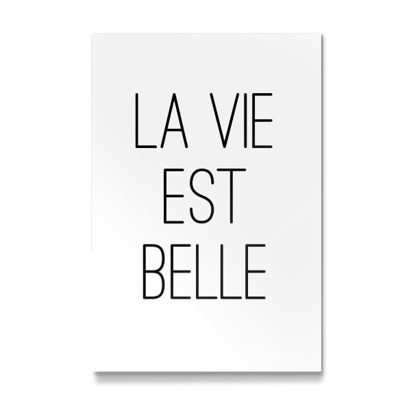 Galerie-Print "La Vie Est Belle - Spuch" 30x20 cm artboxONE