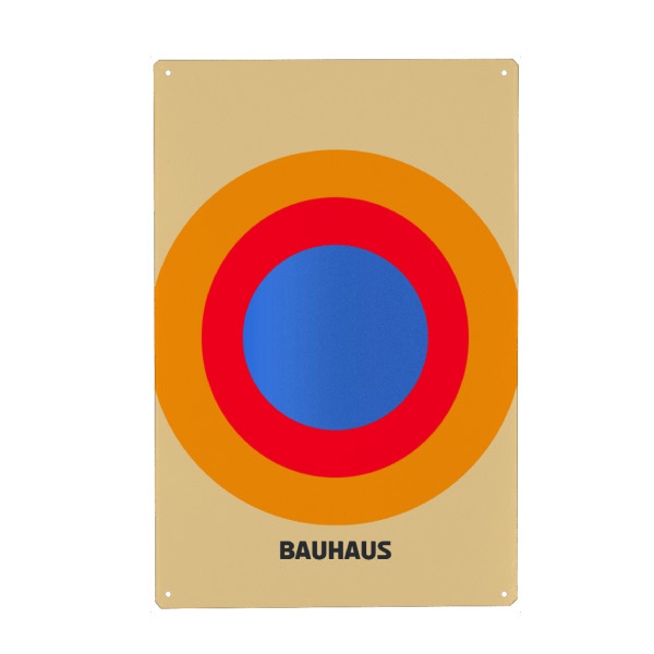 Holzbild "Bauhaus circle" artboxONE - Abstrakt,Geometrie