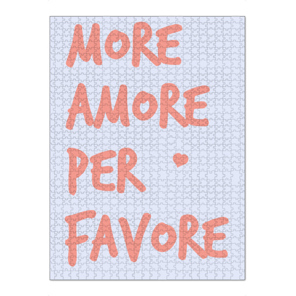 Puzzle Ravensburger "More Amore Per Favore" artboxONE - Typografie,Liebe