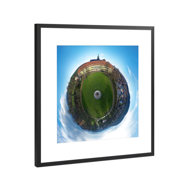 Poster mit Rahmen Schwarz (Metallic) "Sondershausen - Schloss" artboxONE - Städte,Natur,Reise,Architektur,Städte / Weitere