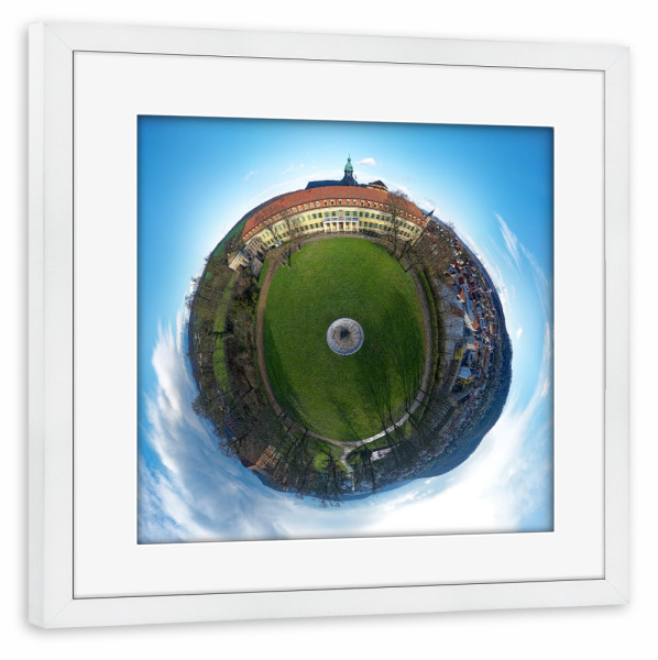Poster mit Rahmen weiß "Sondershausen - Schloss" artboxONE - Städte,Natur,Reise,Architektur,Städte / Weitere