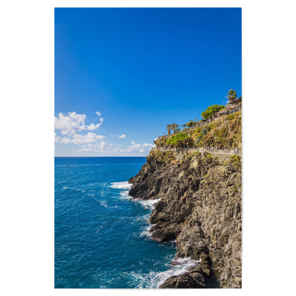 Poster "Mittelmeerküste nahe Manarola" artboxONE - Natur,Reise,Reise / Strand und Meer,Reise / Länder