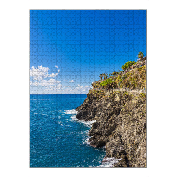 Puzzle Ravensburger "Mittelmeerküste nahe Manarola" artboxONE - Natur,Reise,Reise / Strand und Meer,Reise / Länder