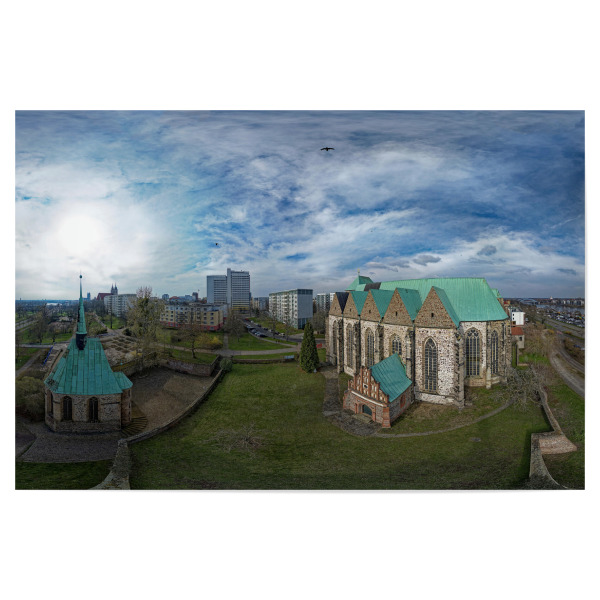 Poster 30x20 cm "Magdeburg -- St. Petri Kirche" artboxONE - Städte,Reise,Architektur,Reise / Länder,Städte / Weitere
