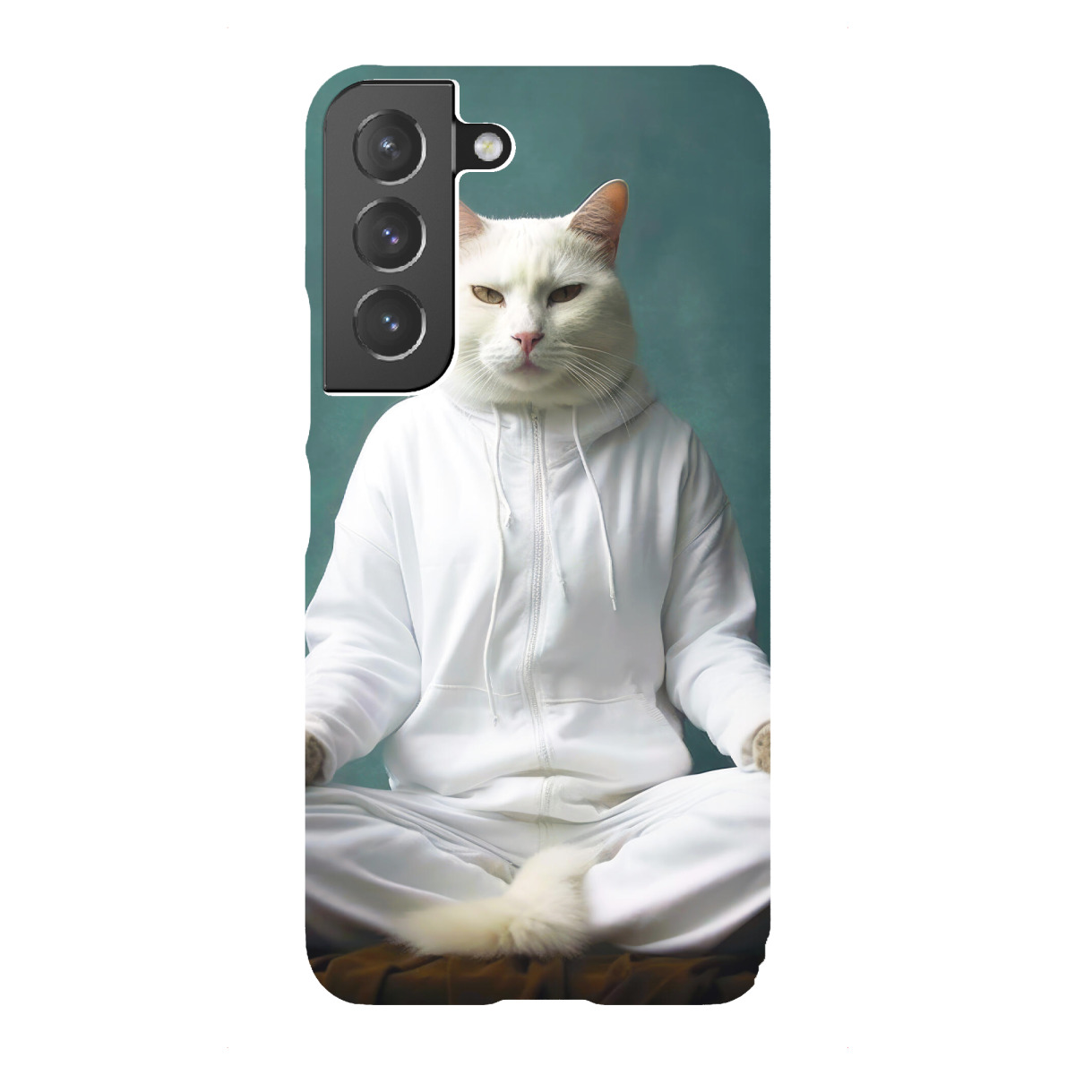 "Miau Katzenyoga L"für Samsung Galaxy - Premium-Case Handyhülle artboxONE