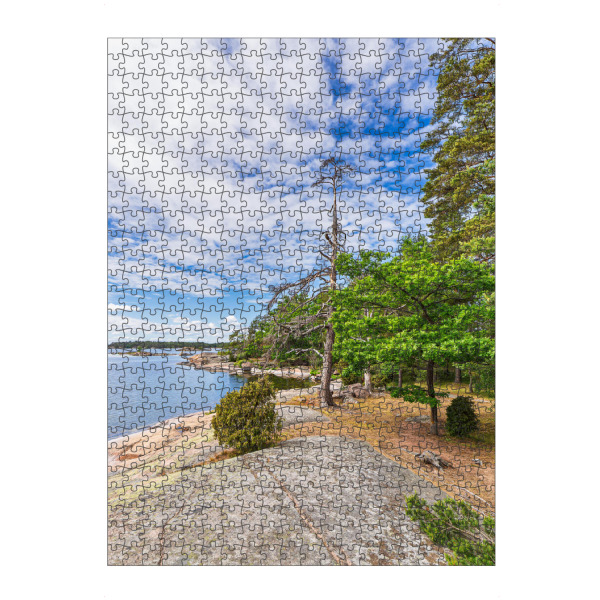Puzzle Ravensburger "Landschaft bei Oskashamn" artboxONE - Natur,Reise,Reise / Strand und Meer,Reise / Länder