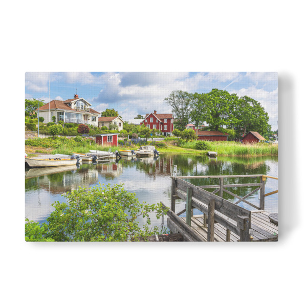 Leinwandbild "Figeholm in Schweden" artboxONE - Reise,Architektur,Reise / Strand und Meer,Reise / Länder