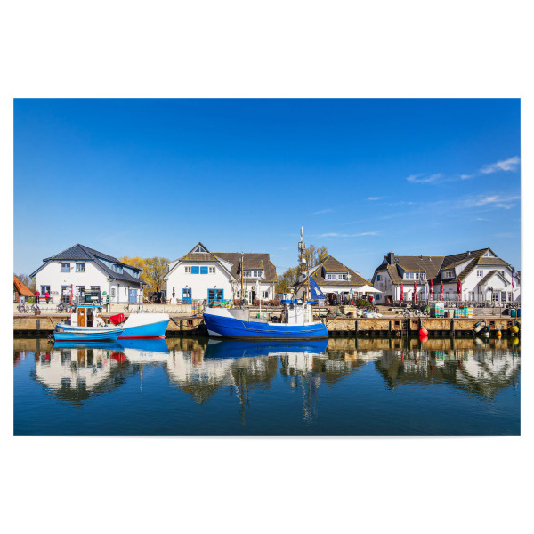 Poster 30x20 cm "Fischerboote in Vitte" artboxONE - Reise,Architektur,Reise / Strand und Meer
