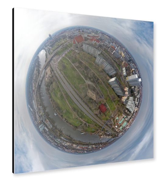 Alu-Dibond "Magdeburg - Johanniskirche" 30x30 cm artboxONE