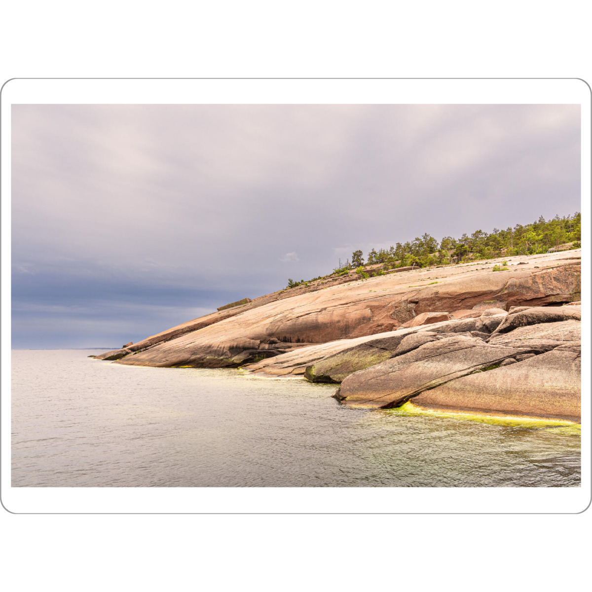 Tischset "Felsen auf der Insel Blå Jungfrun" artboxONE - Natur,Reise,Reise / Strand und Meer,Reise / Länder