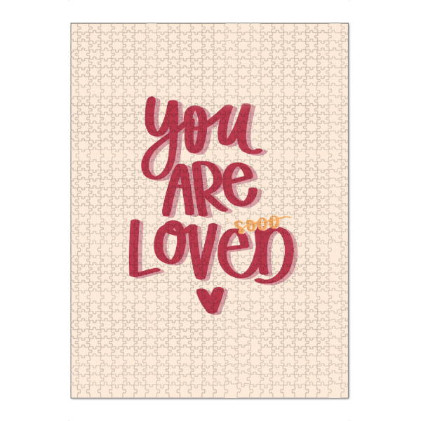 Puzzle Ravensburger "You are sooo loved" artboxONE - Typografie,Für Kinder,Abstrakt