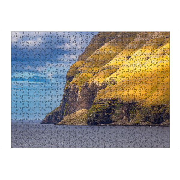 artboxONE Puzzle "Felsen auf der Insel Kalsoy" artboxONE - Natur,Reise,Reise / Strand und Meer,Reise / Länder