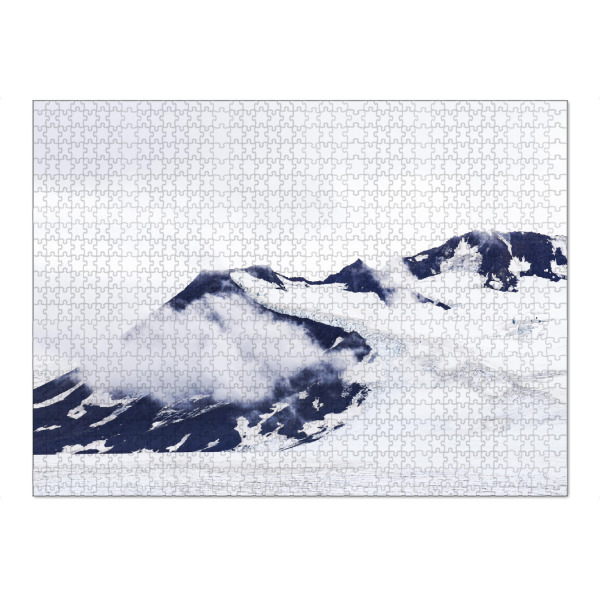 Puzzle Ravensburger "Eisfeld in Alaska" artboxONE - Natur,Reise - Alaska,Harding icefield,Gletscher,Berge - Bild alaska