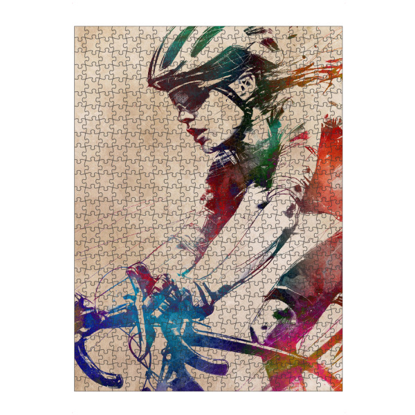 artboxONE Puzzle "Radsportkunst K" artboxONE - Sport,Sport / Motivation - Fahrrad,Radfahren,Fahrrad,Biker,Radfahrer,Grafik - Bild fahrrad
