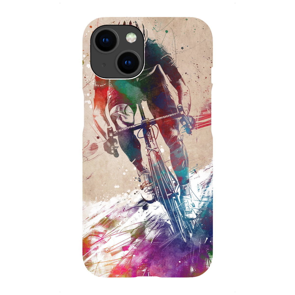 "Radsportkunst L"für iPhone - Premium-Case Handyhülle artboxONE