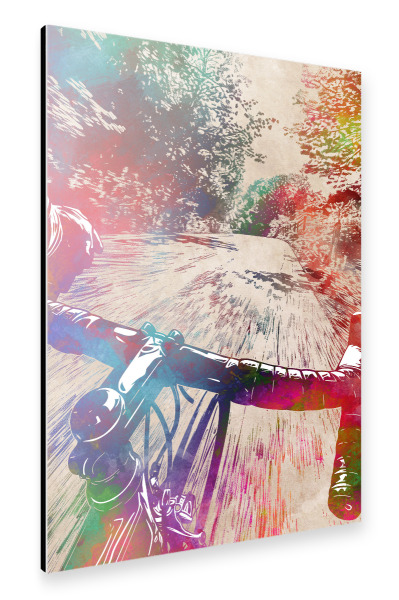 Alu-Dibond "Citybike Sportart D" 30x20 cm artboxONE