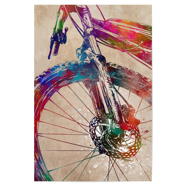 Poster "Fahrradsport Sport G" artboxONE - Sport,Sport / Sommerspiele - Fahrrad,Radfahren,Fahrrad,Biker,Radfahrer,Grafik