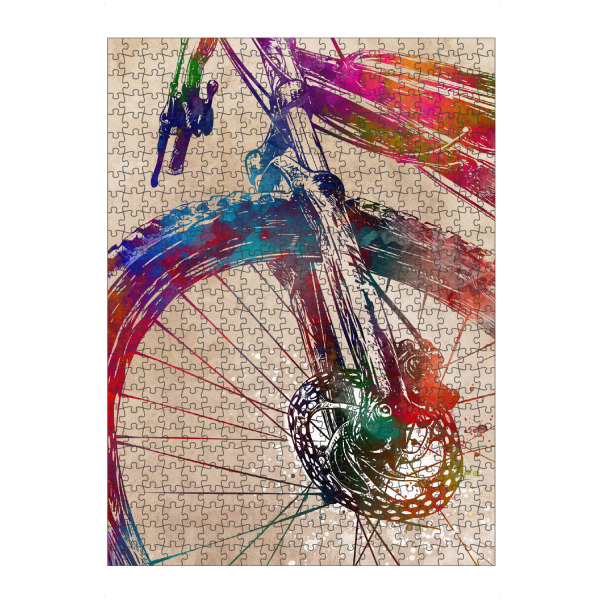 Puzzle Ravensburger "Fahrradsport Sport G" artboxONE - Sport,Sport / Sommerspiele - Fahrrad,Radfahren,Fahrrad,Biker,Radfahrer,Grafik - Bild fahrrad