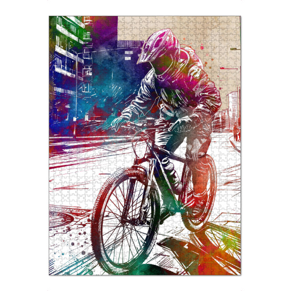 Puzzle Ravensburger "Fahrradsport Sport F" artboxONE - Sport,Sport / Motivation - Fahrrad,Radfahren,Fahrrad,Biker,Radfahrer,Grafik - Bild fahrrad