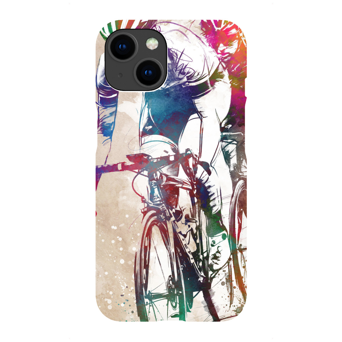 iPhone "Radsportkunst J" Premium-Case Handyhülle artboxONE