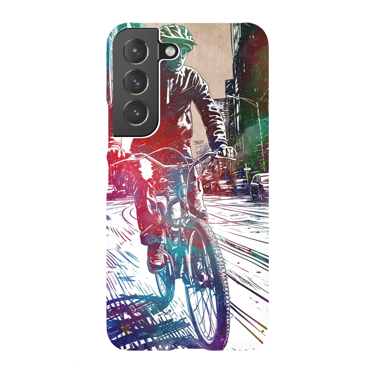 Samsung Galaxy "Citybike Sportart F" Premium-Case Handyhülle artboxONE