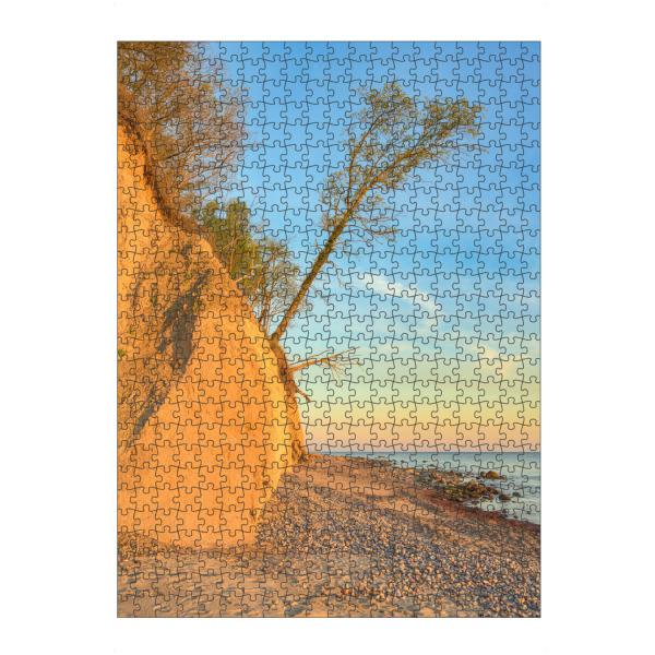 Puzzle Ravensburger "Steilküste bei Warnemünde" artboxONE - Natur,Reise,Reise / Strand und Meer