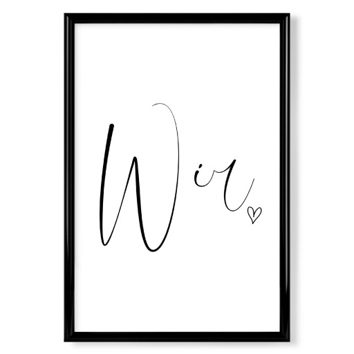 Wir - Typografie