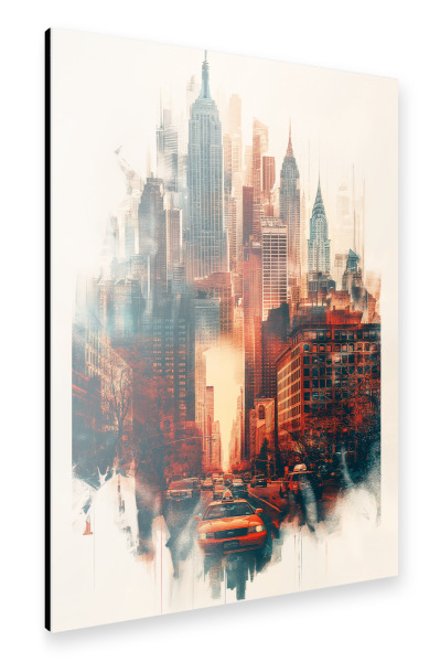 Alu-Dibond "New York Architektur" 30x20 cm artboxONE