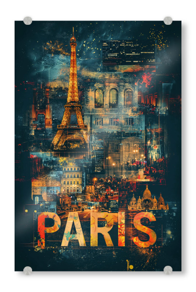 Acrylglasbild "Paris - Architektur" artboxONE - Städte,Abstrakt,Architektur,Städte / Paris