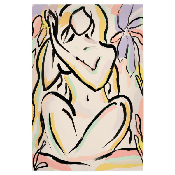 Poster 30x20 cm "Blumen Zeremonie" artboxONE - Floral,Menschen,Für Mama