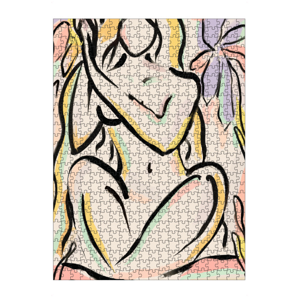 Puzzle Ravensburger "Blumen Zeremonie" artboxONE - Floral,Menschen,Für Mama