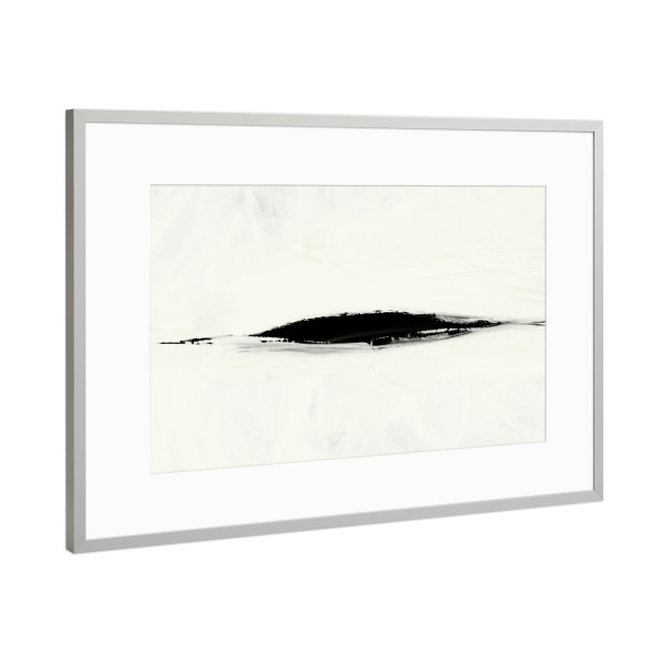 Poster mit Rahmen Silber "Die Öffnung" artboxONE - Abstrakt,Für Mama,Für Papa