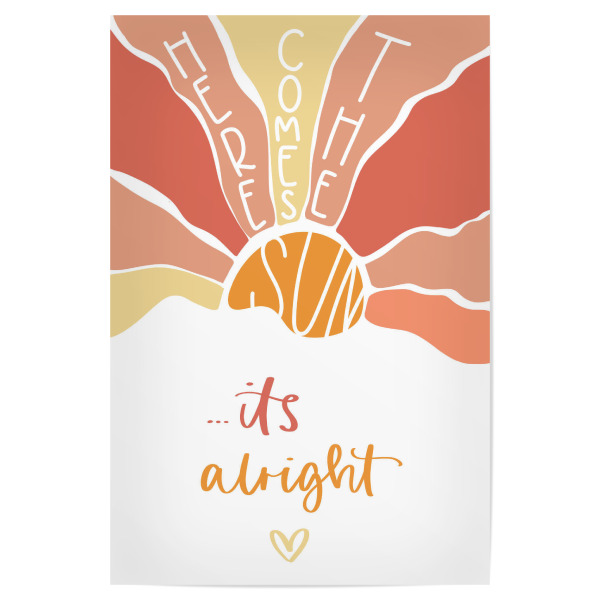 Poster "Sundowner" artboxONE - Typografie,Natur,Liebe