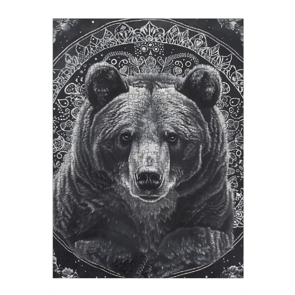 artboxONE Puzzle "Mandala - Bär Schwarz" artboxONE - Natur,Tiere,Abstrakt