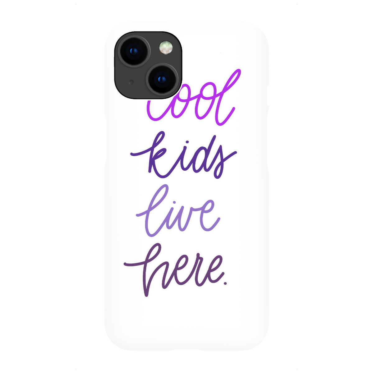 iPhone "Cool kids live here" Premium-Case Handyhülle artboxONE