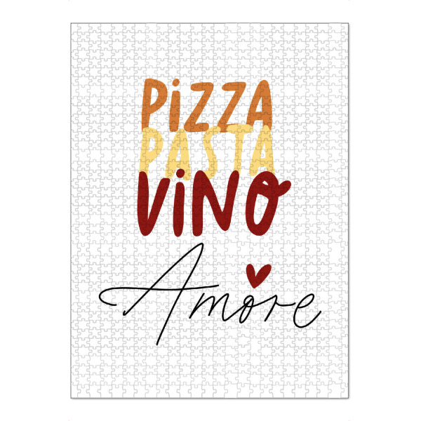 Puzzle Ravensburger "Italien Liebe" artboxONE - Typografie,Essen & Trinken / Alkohol