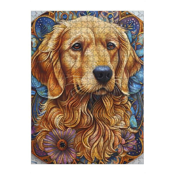 artboxONE Puzzle "Mandala - Golden Retriever" artboxONE - Natur,Tiere,Abstrakt