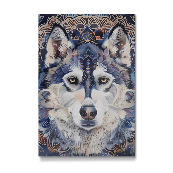 Galerie-Print "Mandala - Husky Blue" 30x20 cm artboxONE