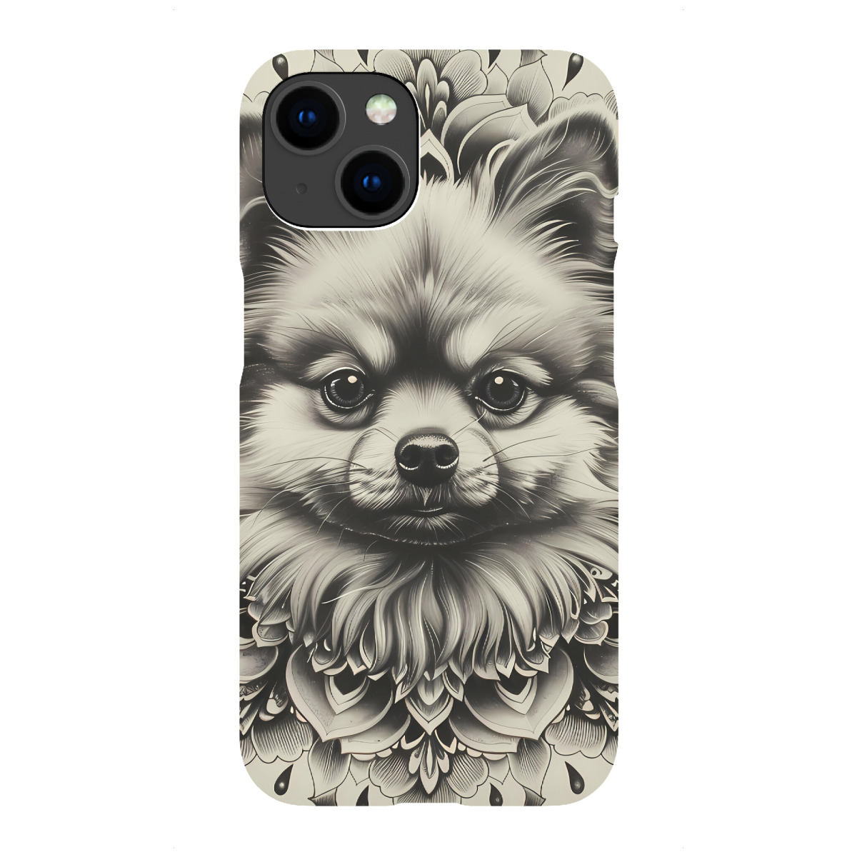 iPhone "Mandala - Pommersches Schwarzweiß" Premium-Case Handyhülle artboxONE