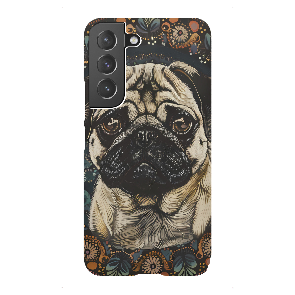 "Mandala - Mops"für Samsung Galaxy - Premium-Case Handyhülle artboxONE