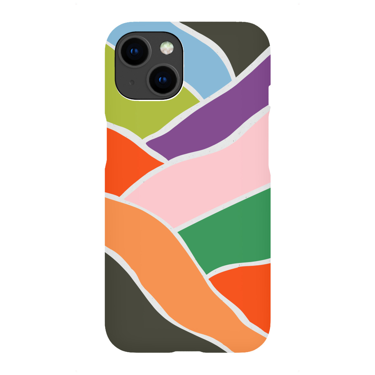"Mutige abstrakte Natur"für iPhone - Premium-Case Handyhülle artboxONE