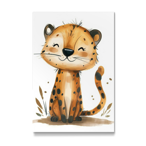 Galerie-Print "Gepard - Kinder Illustration" 30x20 cm artboxONE