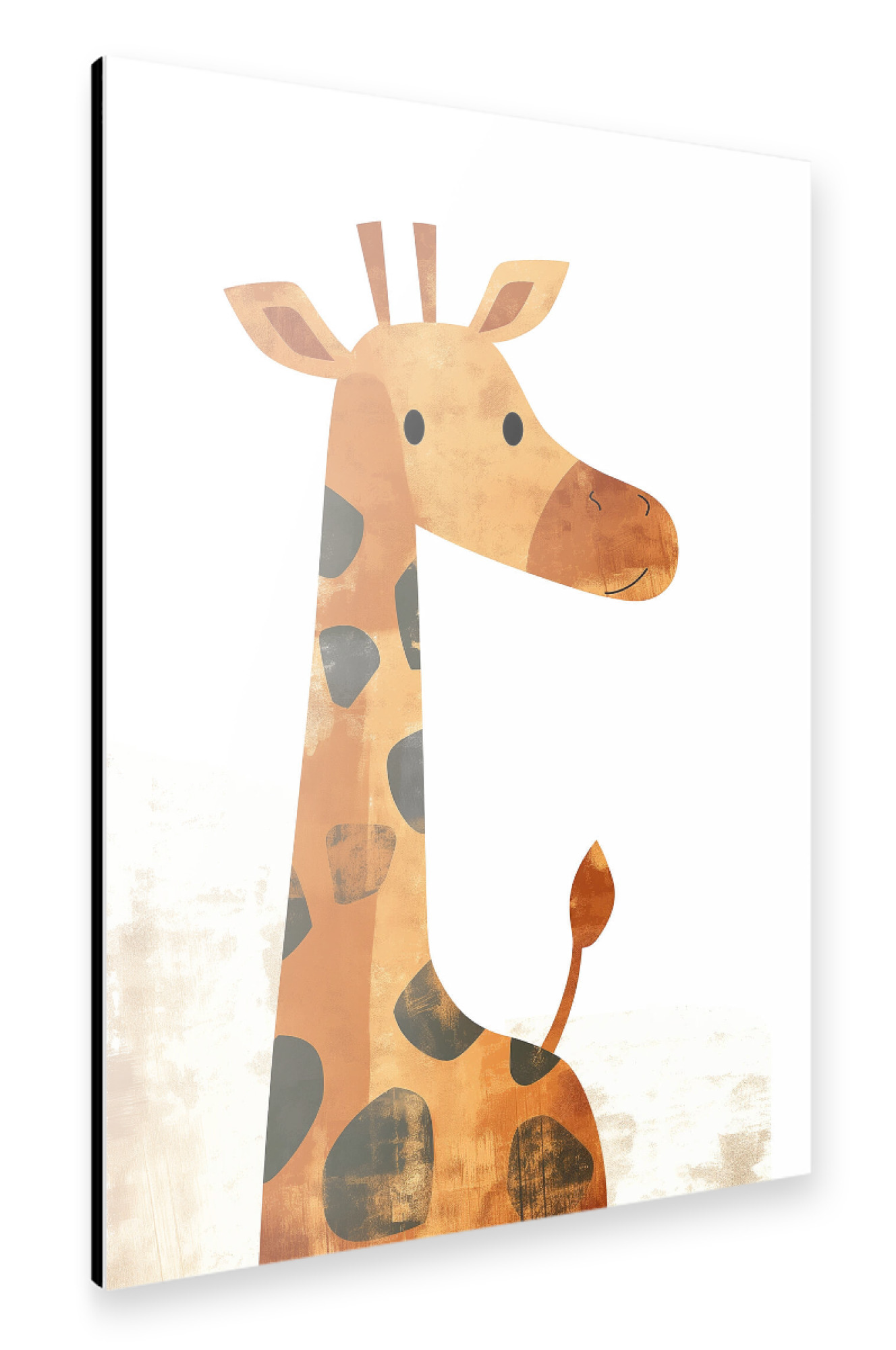 Alu-Dibond "Giraffe - Kinder Illustration" 30x20 cm artboxONE
