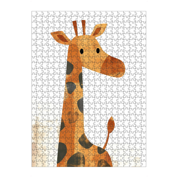 artboxONE Puzzle "Giraffe - Kinder Illustration" artboxONE - Für Kinder,Tiere,Lustig - Giraffe,Tier,Kinder,Cartoon,Kinderzimmer,Lustig,Süß