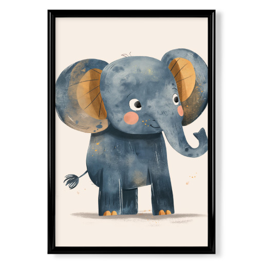 Elephant - nursery illustration