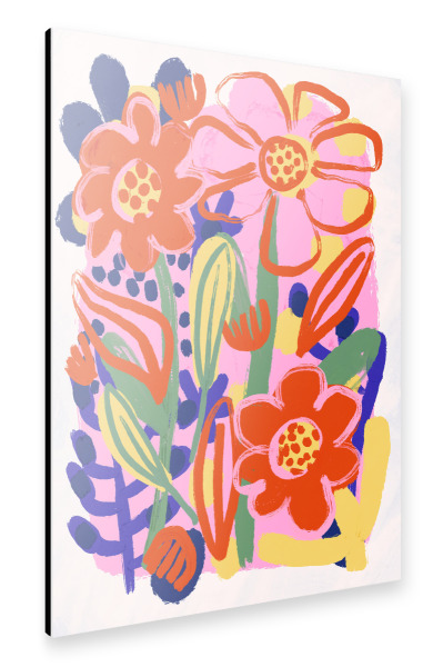 Alu-Dibond "Sommer Blumen" 30x20 cm artboxONE