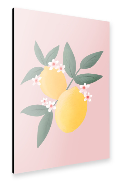 Alu-Dibond "Zitronenblüten" 30x20 cm artboxONE